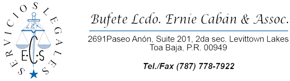 Bufete Lcdo Ernie Caban & Assoc Logo & Info